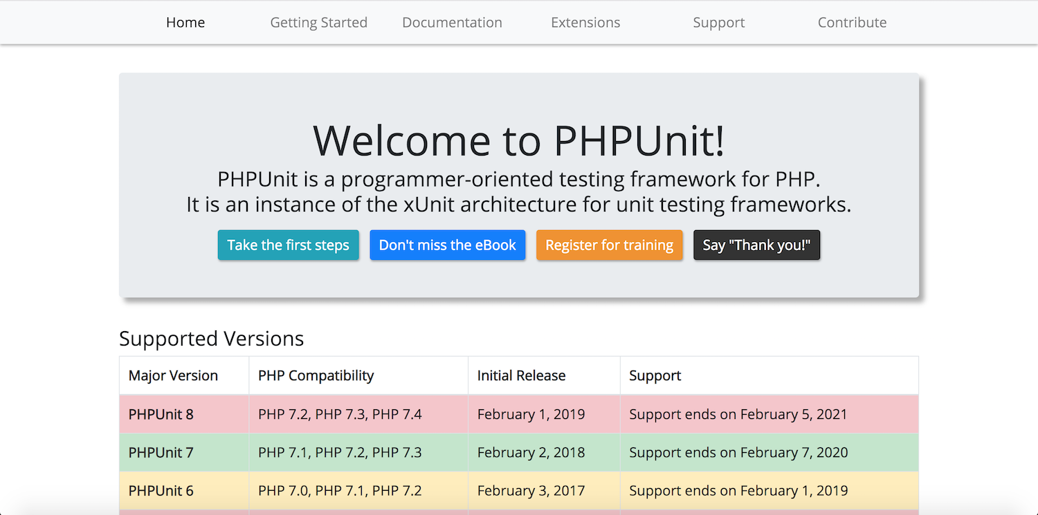 php code testing tools