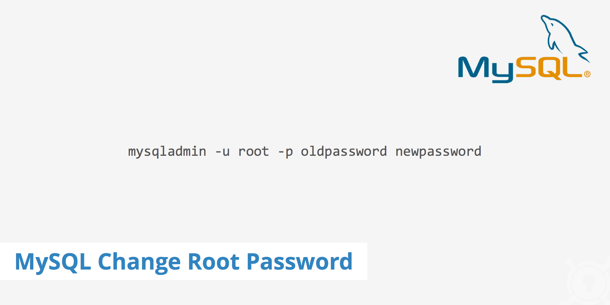 docker mysql root password